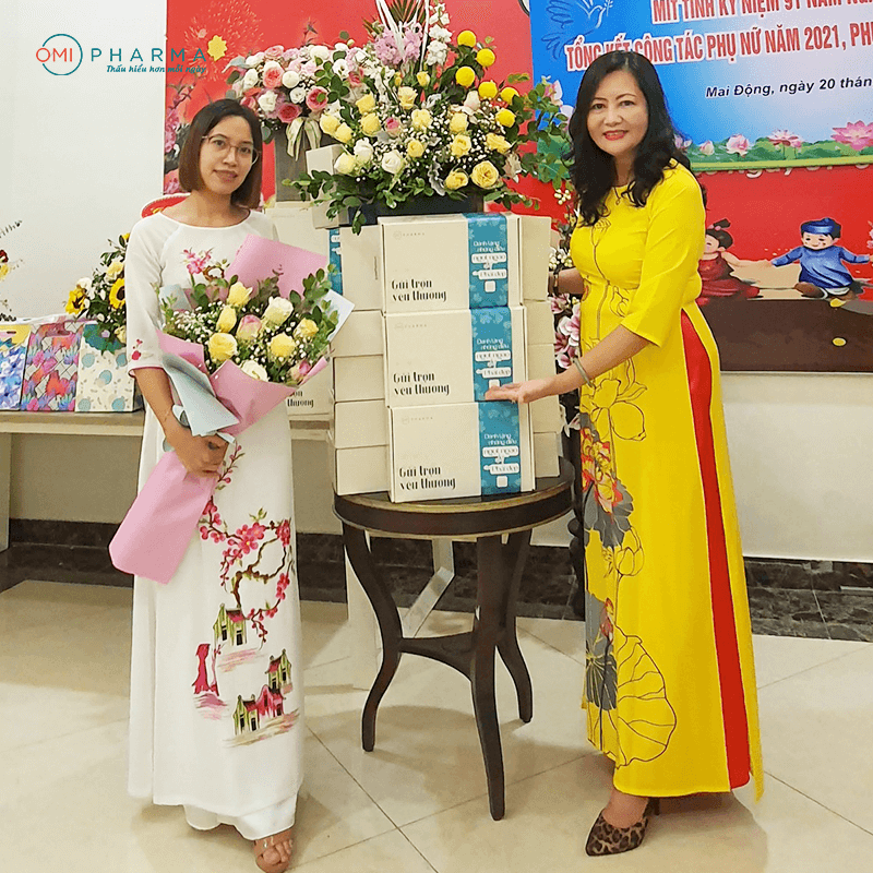 Tổng kết hoạt động trao quà kỷ niệm Ngày phụ nữ Việt Nam 20/10 của Omi Pharma-5