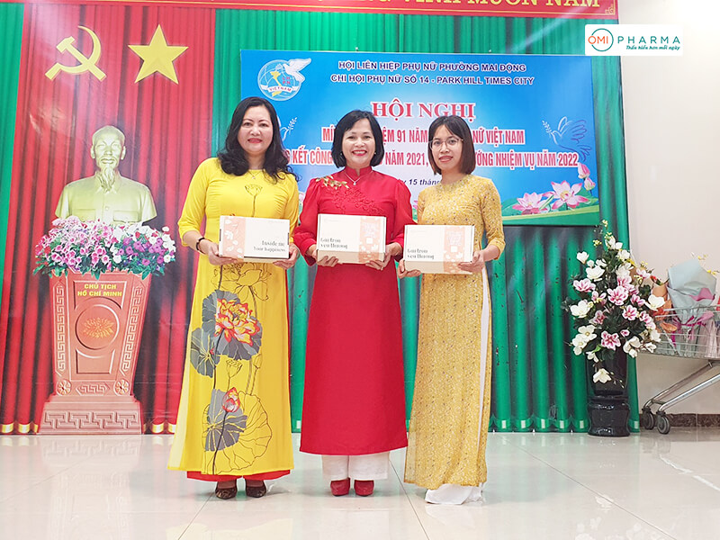 Tổng kết hoạt động trao quà kỷ niệm Ngày phụ nữ Việt Nam 20/10 của Omi Pharma-6