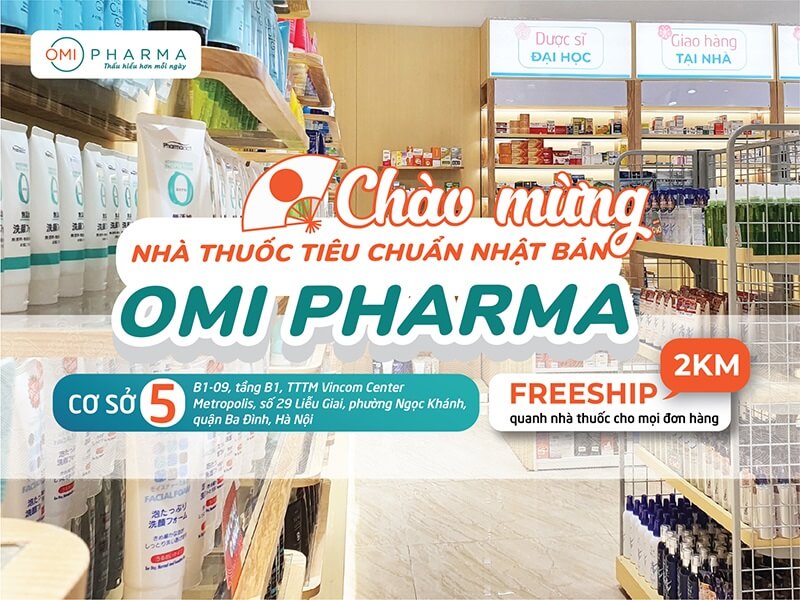 Nhà thuốc Omi Pharma chính thức khai trương cơ sở 5 tại Vinhomes Metropolis