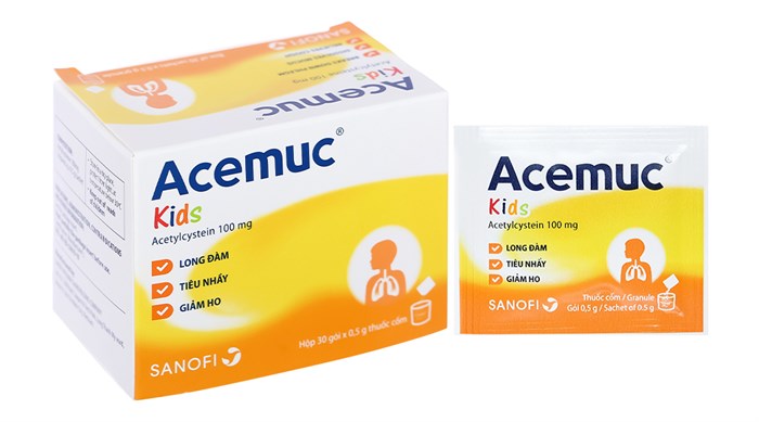 Làm thế nào Acemuc 100mg giúp tiêu chất nhầy phế quản?
