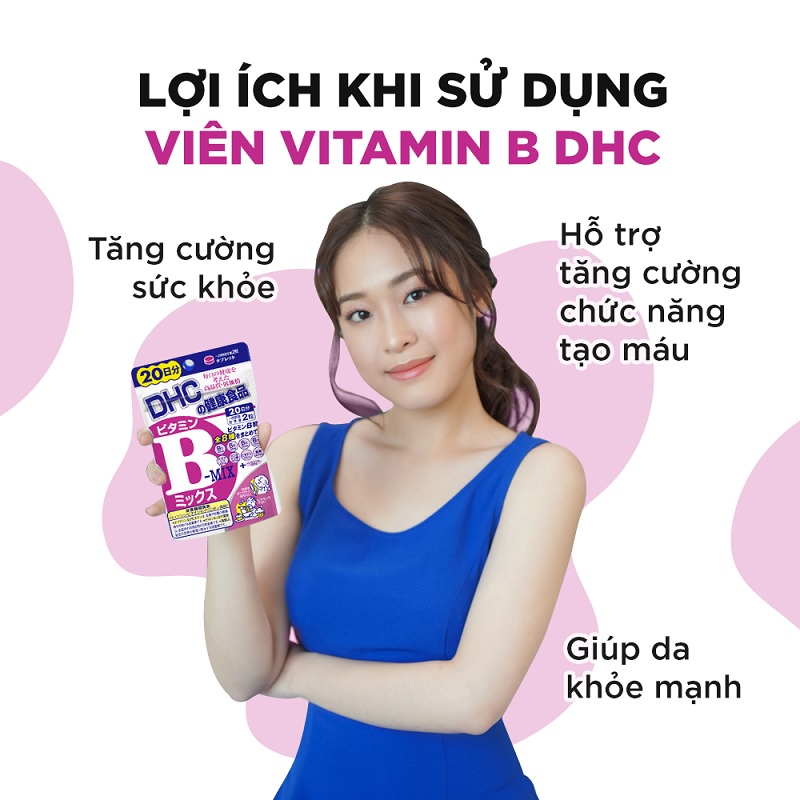 Viên uống bổ sung vitamin B tổng hợp DHC Vitamin B Mix (30 ngày) | Omi  Pharma