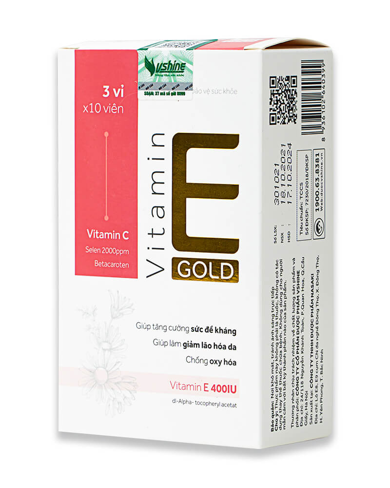 Công Dụng Của Vitamin E Gold