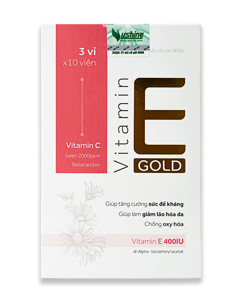 Vitamin E gold là gì?

