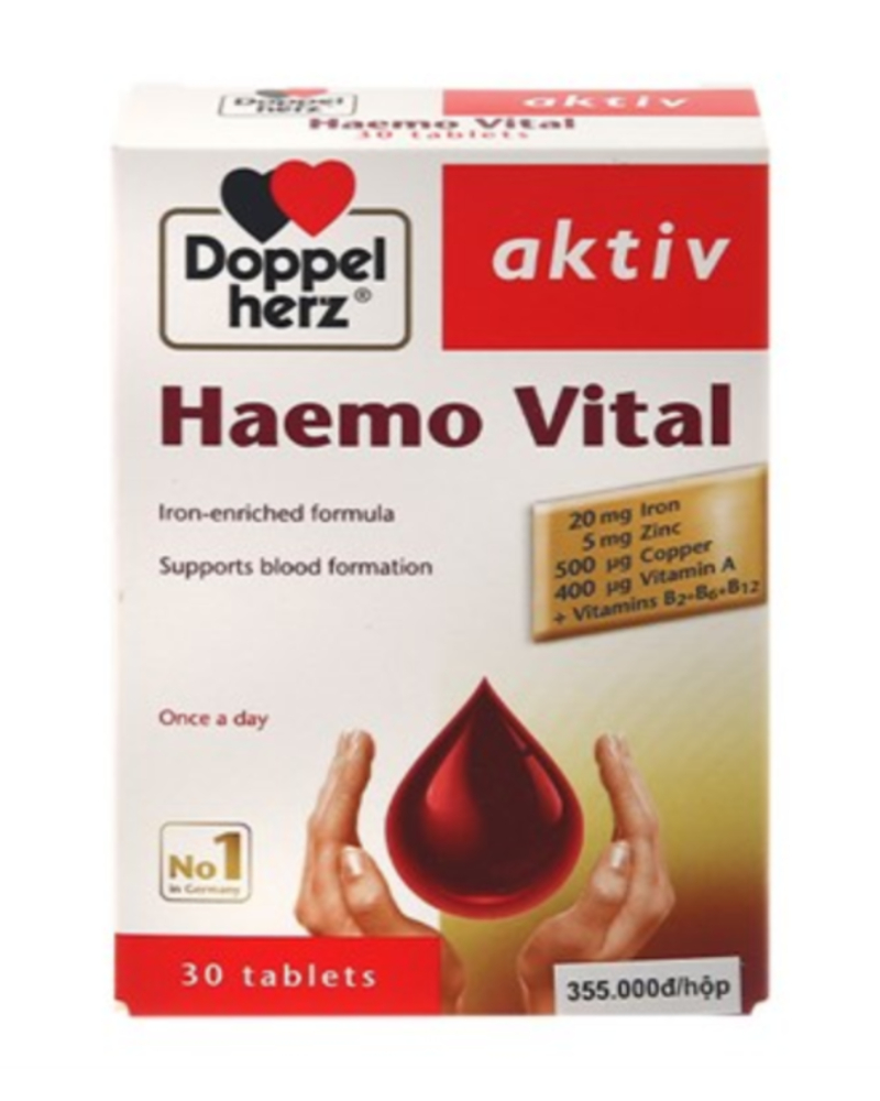 Haemo Vital giúp bổ sung những chất gì cho cơ thể?

