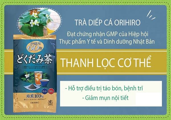 Trà thải độc diếp cá Dokudami Orihiro Nhật Bản 3