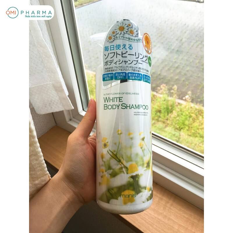 [REVIEW] Sữa tắm trắng da Manis White Body Shampoo hoa cúc có tốt không? Giá bao nhiêu?-2