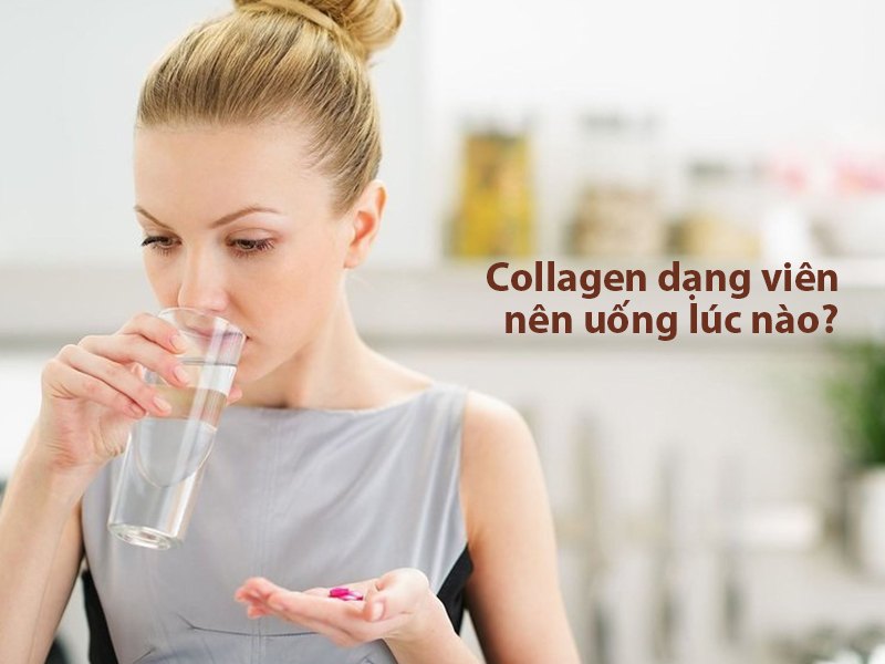 cách uống collagen hiệu quả