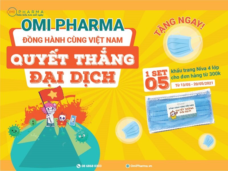 Omi Pharma đồng hành cùng Việt Nam quyết thắng đại dịch