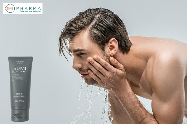 Sữa rửa mặt Deve Men Sumi Facial Wash than hoạt tính dành cho nam (Tuýp 130g)-2