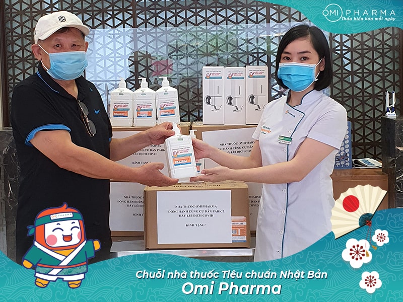 Omi Pharma đồng hành cùng cư dân Park 7 - Times City quyết thắng đại dịch