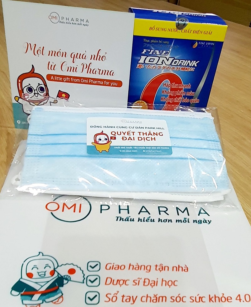 Những món quà tuy nhỏ nhưng ý nghĩa - Omi Pharma nỗ lực đồng hành cùng cộng đồng chống dịch