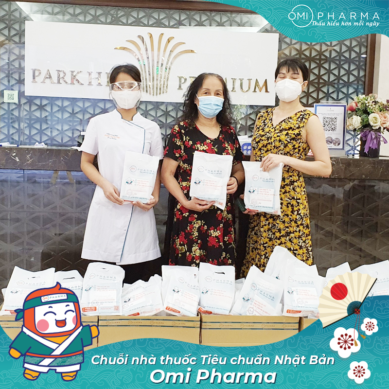 Omi Pharma gửi tặng hơn 3000 set quà sức khỏe tới cư dân Times City, đồng hành cùng cư dân quyết thắng đại dịch-1