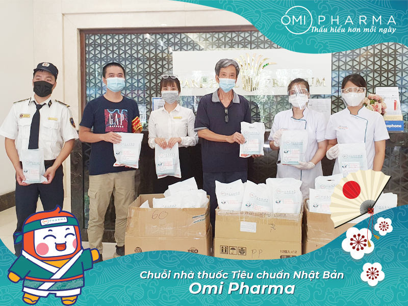 Omi Pharma gửi tặng hơn 3000 set quà sức khỏe tới cư dân Times City, đồng hành cùng cư dân quyết thắng đại dịch