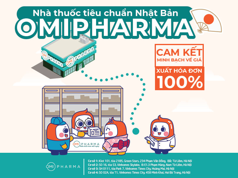 Omi Pharma cam kết minh bạch trong giá bán, xuất hóa đơn 100%