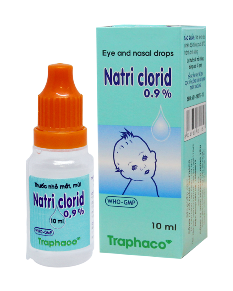 Thuốc nhỏ mắt Natri clorid 0,9% có tác dụng làm gì cho mắt?
