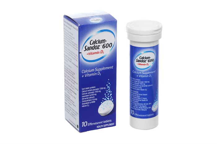 Cách sử dụng thuốc canxi Sandoz 500mg?
