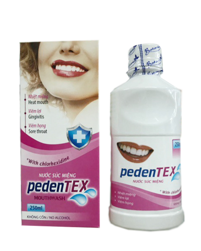 Nước súc miệng Pedentex có thành phần và công dụng gì?