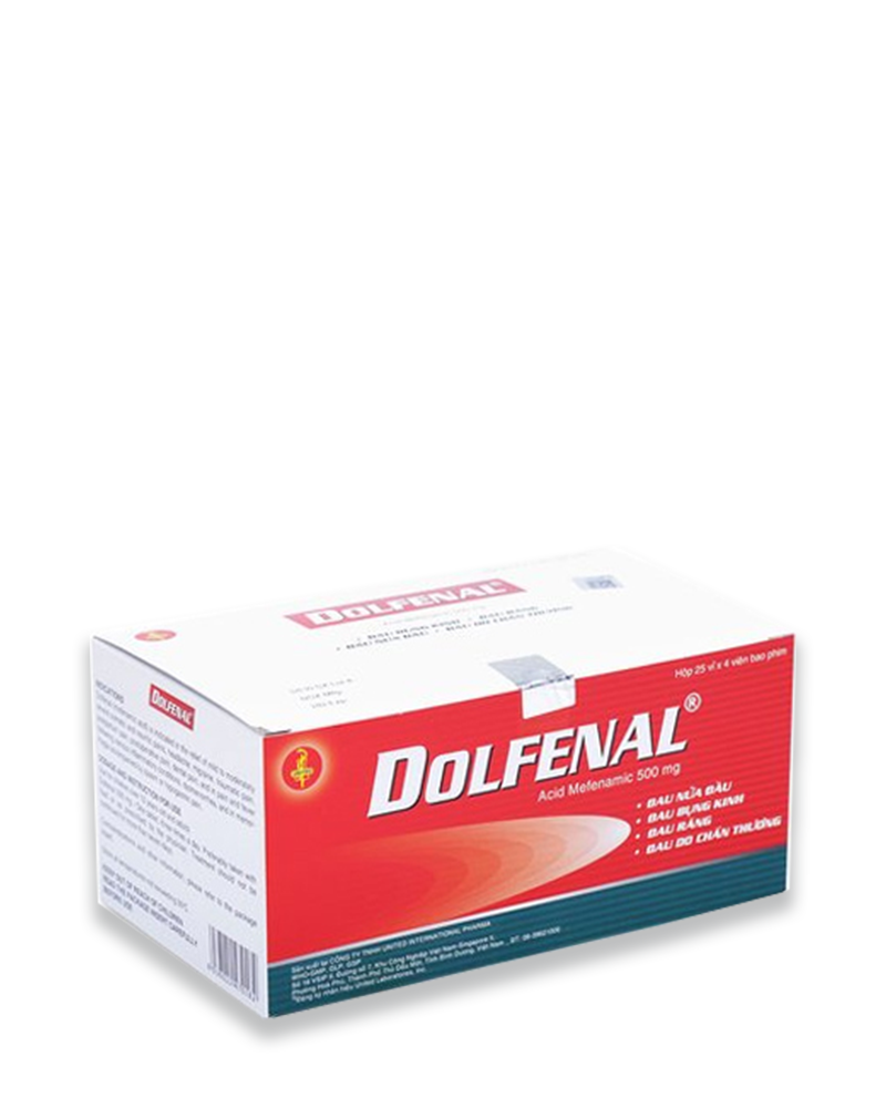 Dung tích và hàm lượng hoạt chất của thuốc Dolfenal là bao nhiêu?
