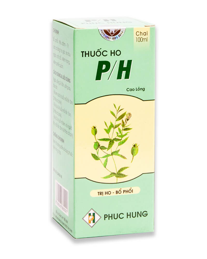 Thuốc ho P/H có dạng bào chế và đóng gói như thế nào?
