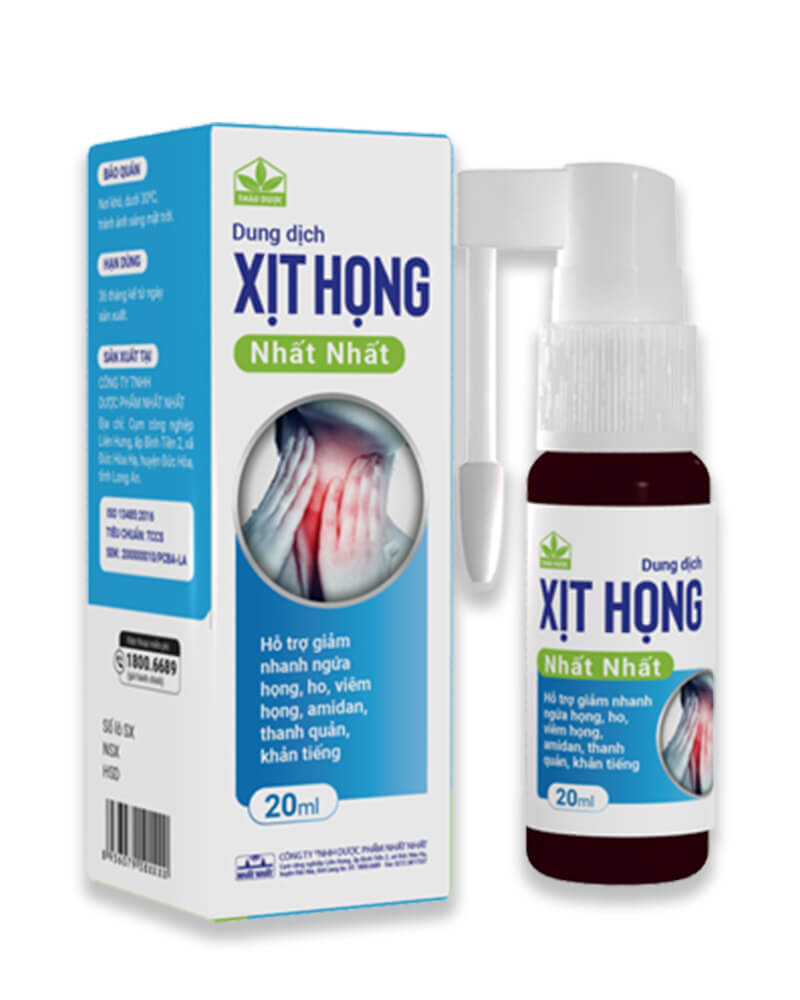 Chai xịt họng Nhất Nhất có tác dụng trong việc giảm viêm họng không?
