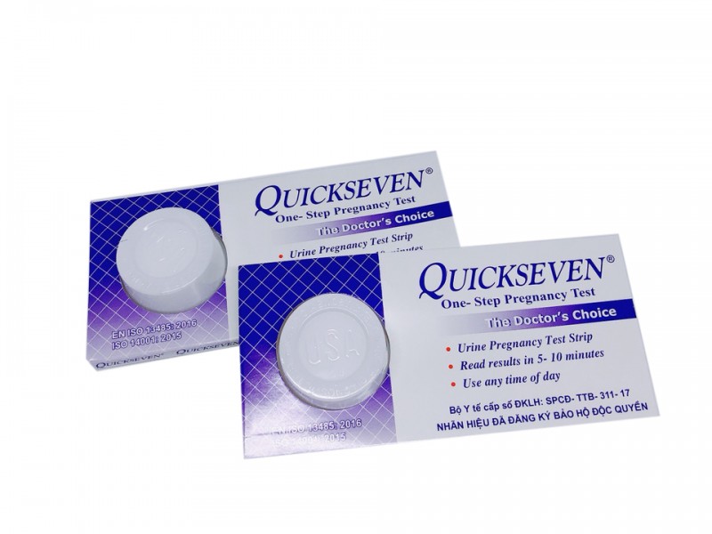 Hướng dẫn cách sử dụng que thử thai quickseven đơn giản và chính xác