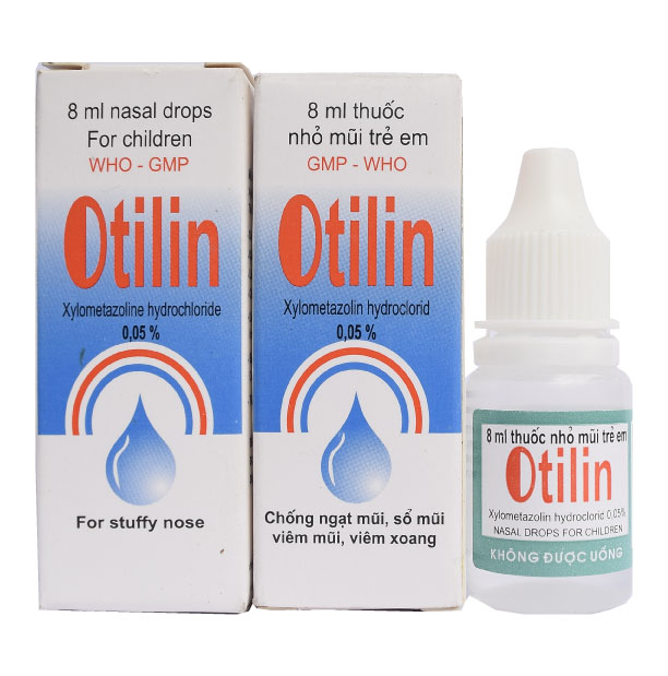 Công dụng và lưu ý sử dụng thuốc nhỏ mũi otilin trẻ em cho bé