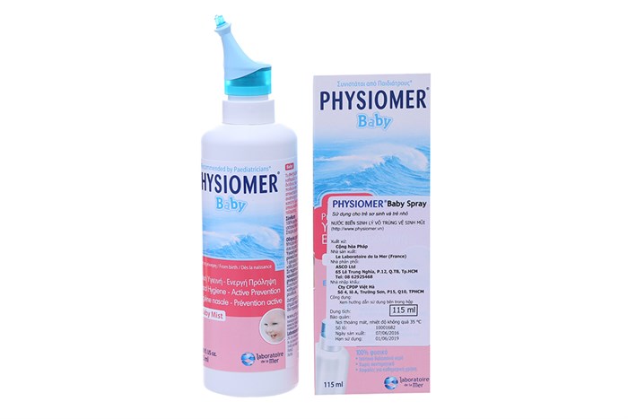 Thuốc xịt mũi Physiomer có thành phần chính là gì?
